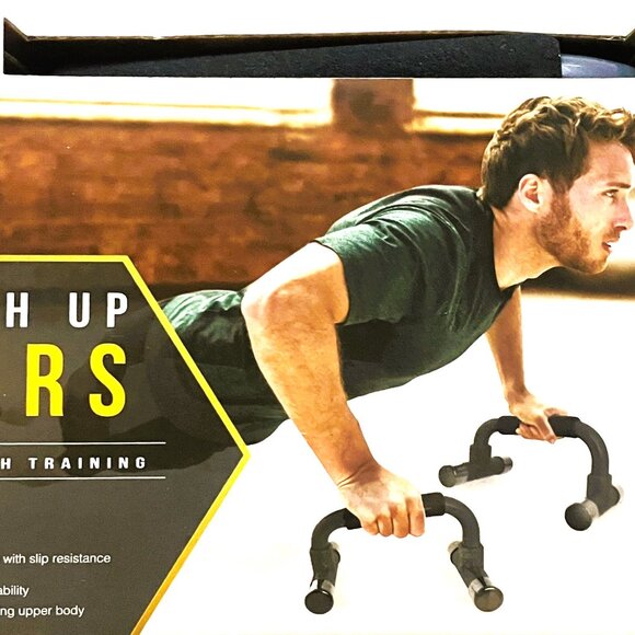 CAP Push Up Bars Set for Strength Training - Picture 2 of 3